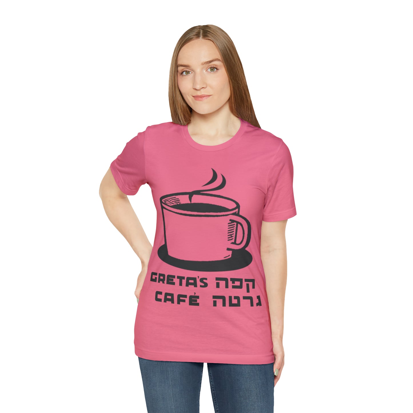 Greta's Cafe shirt - pink