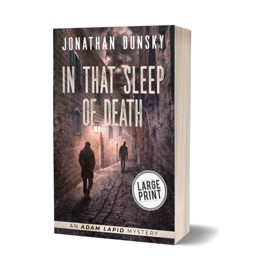 In That Sleep of Death (Adam Lapid Mysteries #8) - Large Print