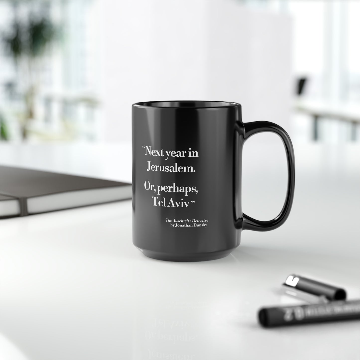 The Auschwitz Detective Mug - Black - 15oz