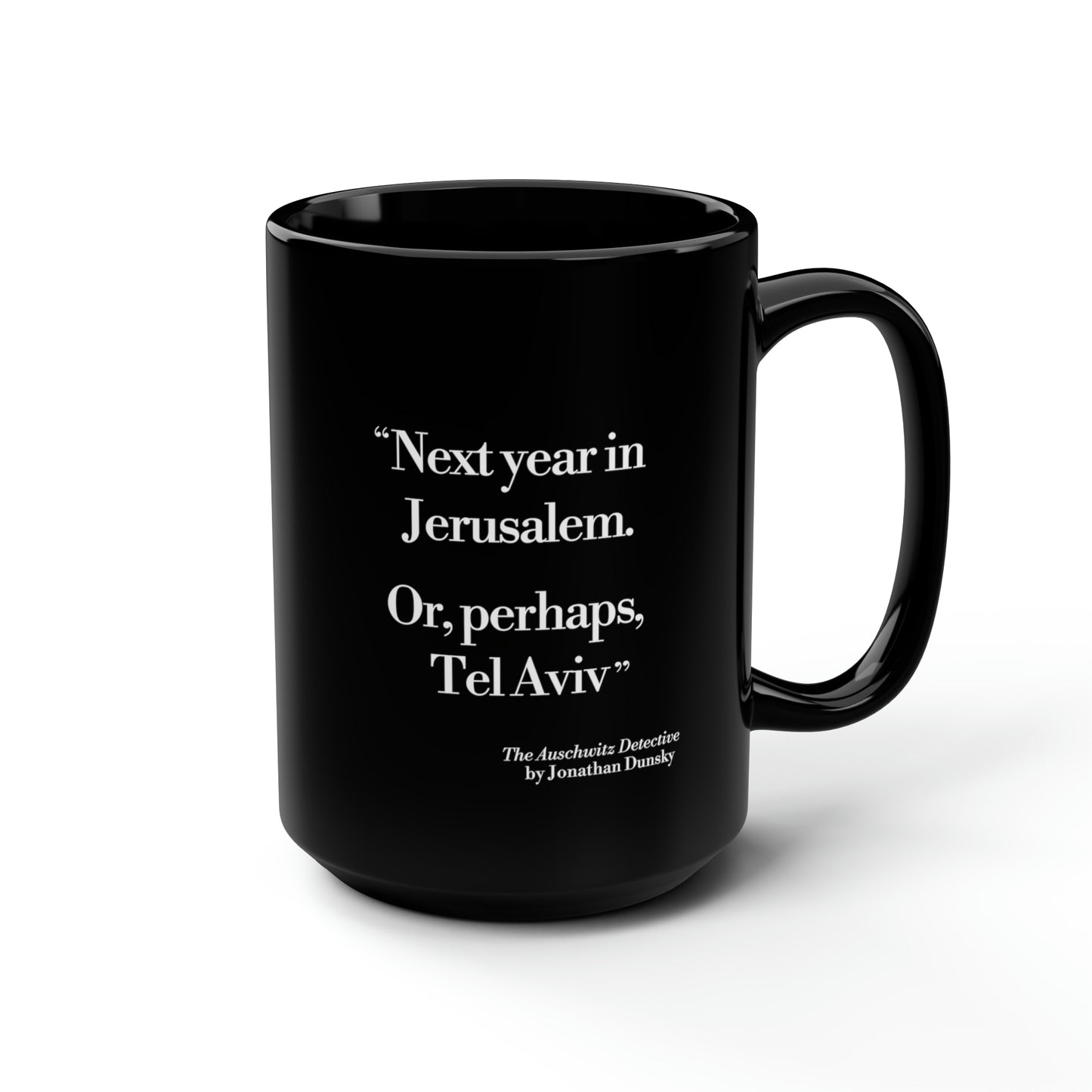 The Auschwitz Detective Mug - Black - 15oz