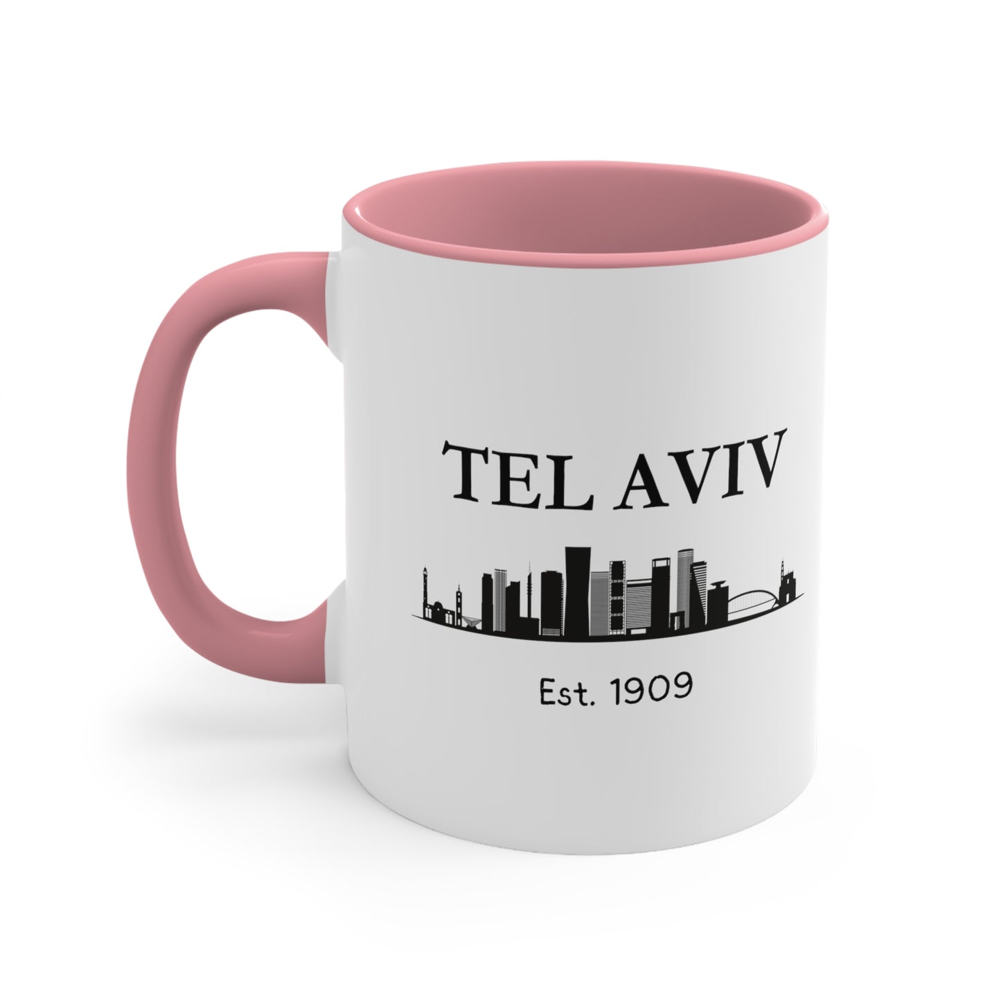 Tel Aviv - Est. 1909 - Accent Coffee Mug, 11oz