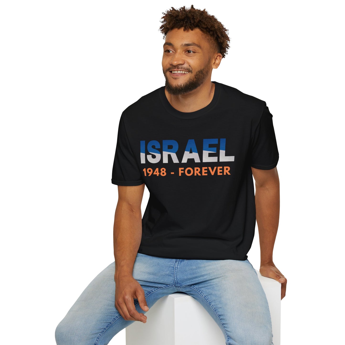 Israel, 1948 - Forever Unisex Short Sleeve Tee - Printed in Australia