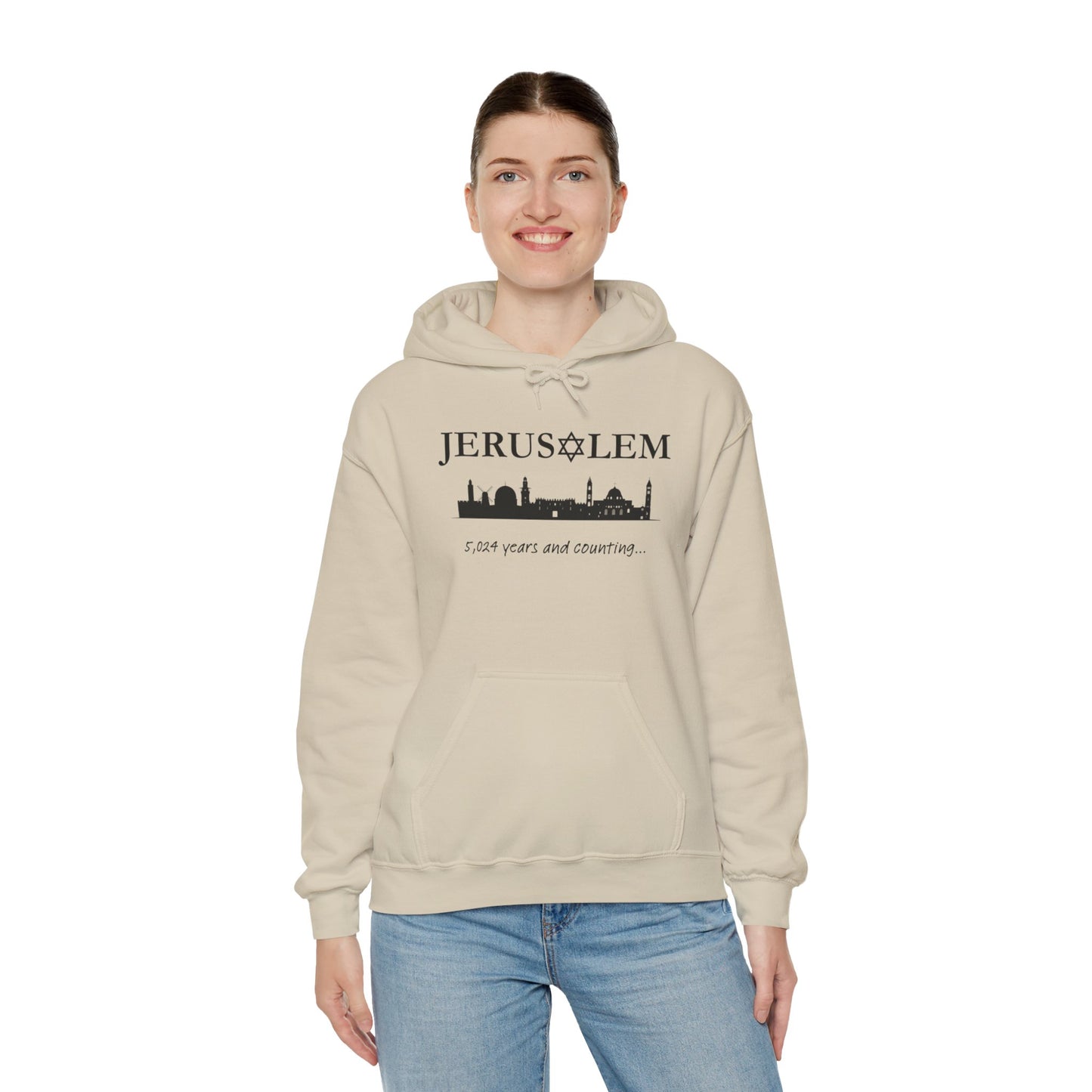 Jerusalem - 5,024 Years and Counting Hooded Sweatshirt