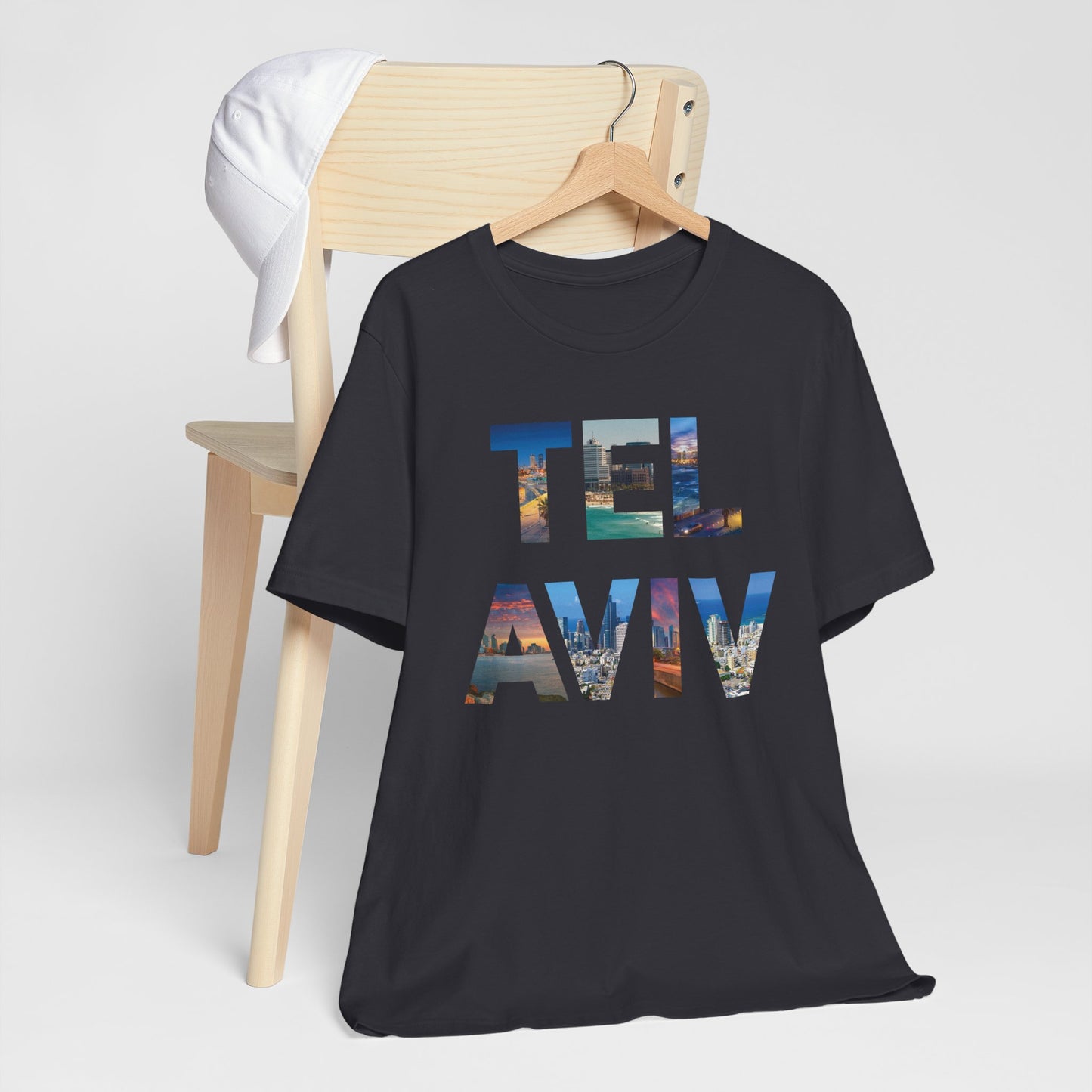 Tel Aviv - A Thousand Words a Letter Unisex Short Sleeve Tee