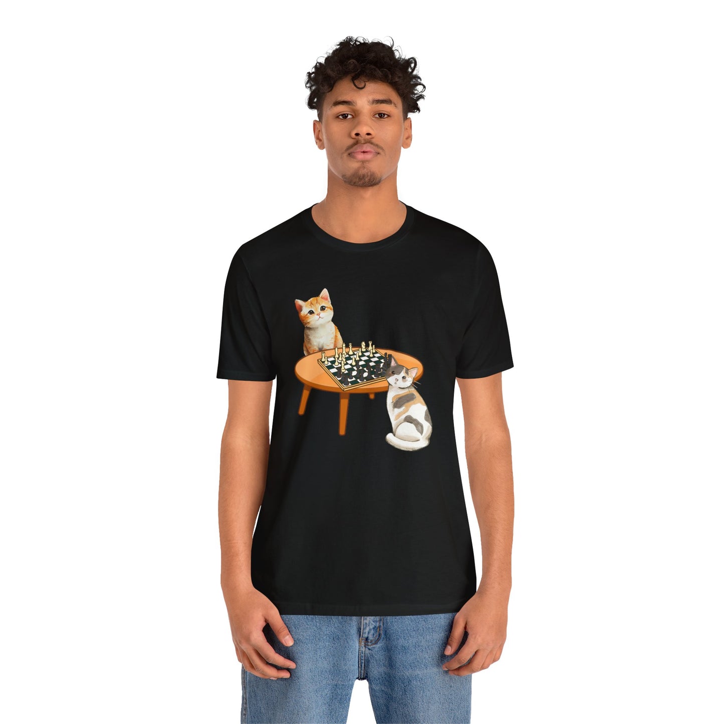 Cats Playing Chess t-shirt