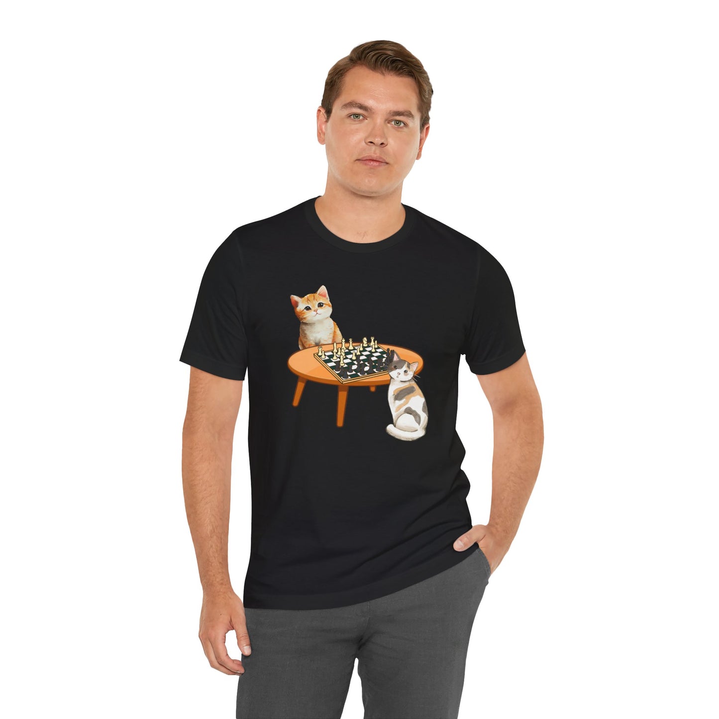 Cats Playing Chess t-shirt