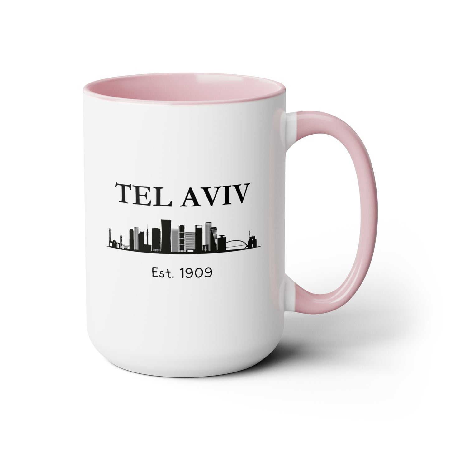 Tel Aviv - Est. 1909 - Accent Coffee Mug, 15oz