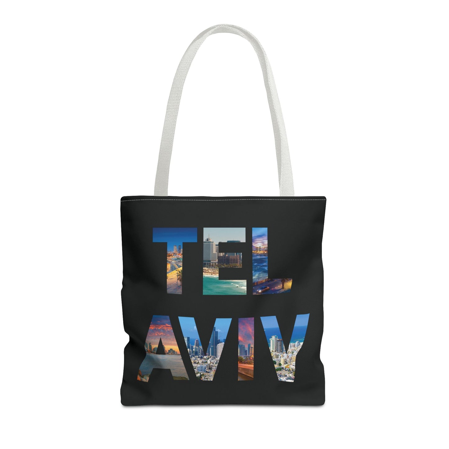 Tel Aviv - A Thousand Words a Letter Tote Bag