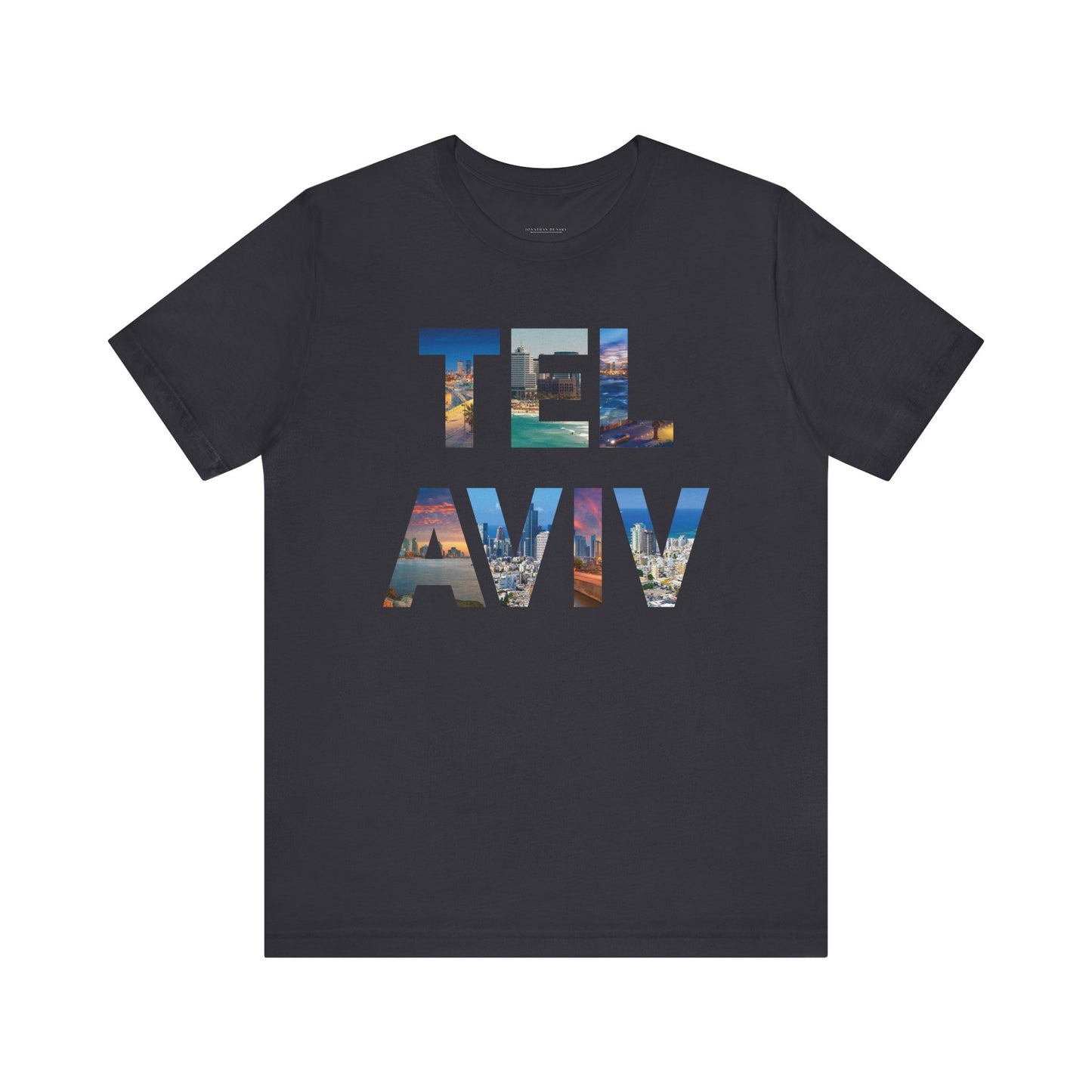 Tel Aviv - A Thousand Words a Letter Unisex Short Sleeve Tee