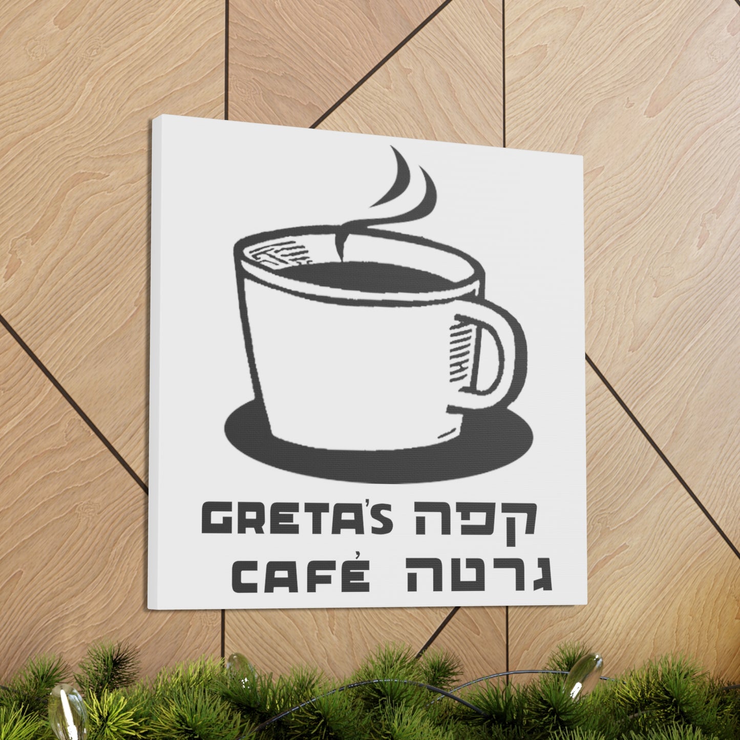 Greta's Cafe Canvas Gallery Wraps