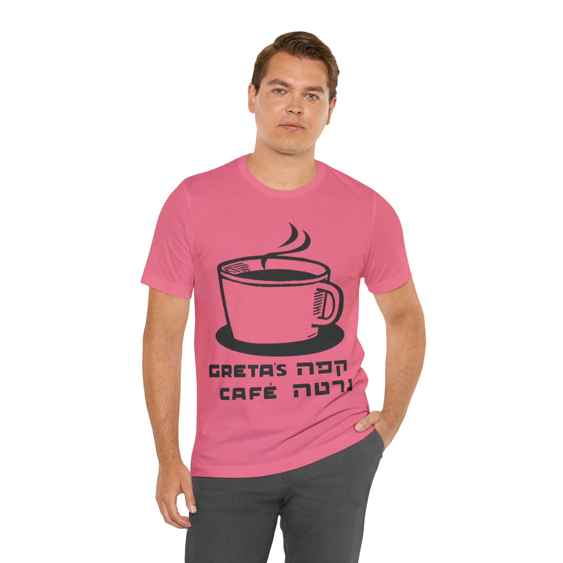 Greta's Cafe shirt - pink