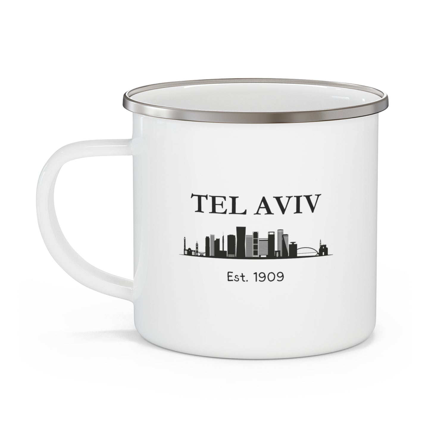 Tel Aviv - Est. 1909... Enamel Camping Mug