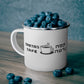 Greta's Cafe Enamel Mug - 12oz