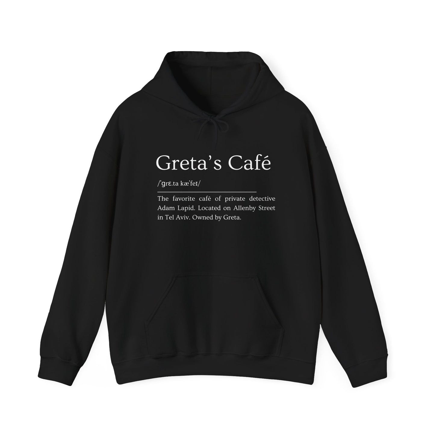 Greta's Café Definition Hooded Sweatshirt