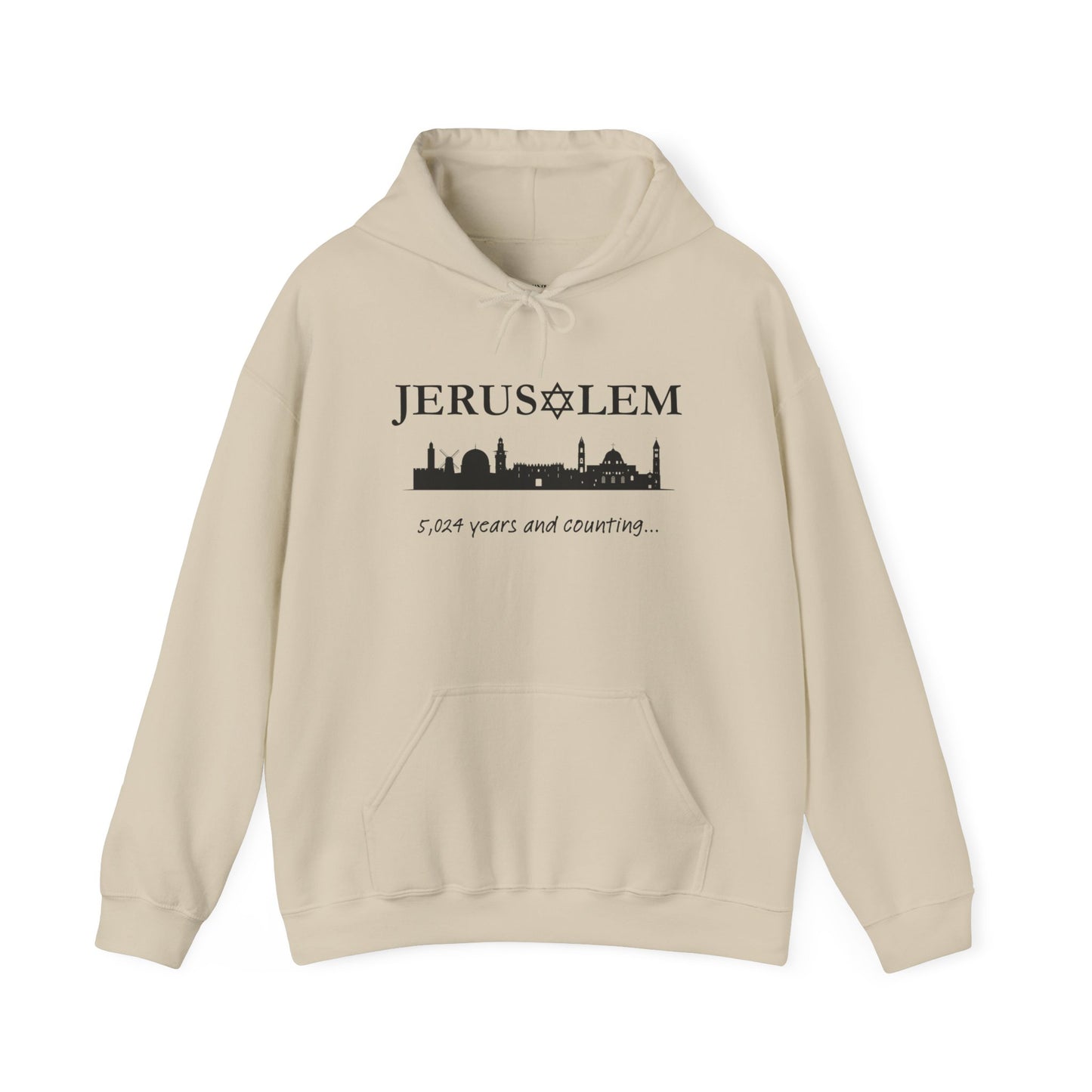 Jerusalem - 5,024 Years and Counting Hooded Sweatshirt