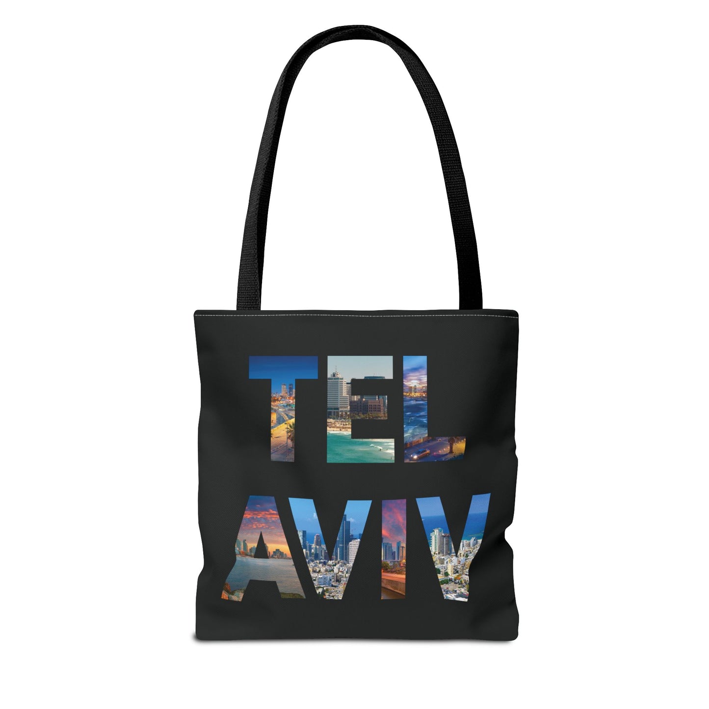 Tel Aviv - A Thousand Words a Letter Tote Bag