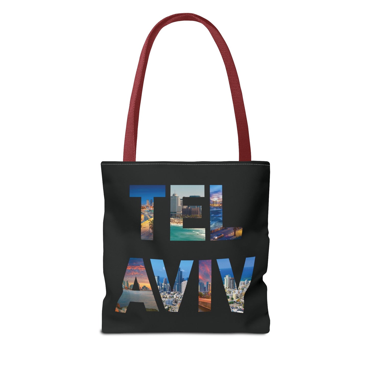 Tel Aviv - A Thousand Words a Letter Tote Bag