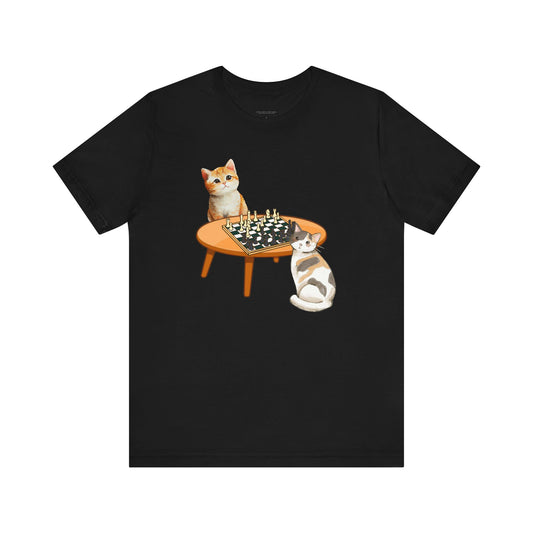 Cats Playing Chess t-shirt