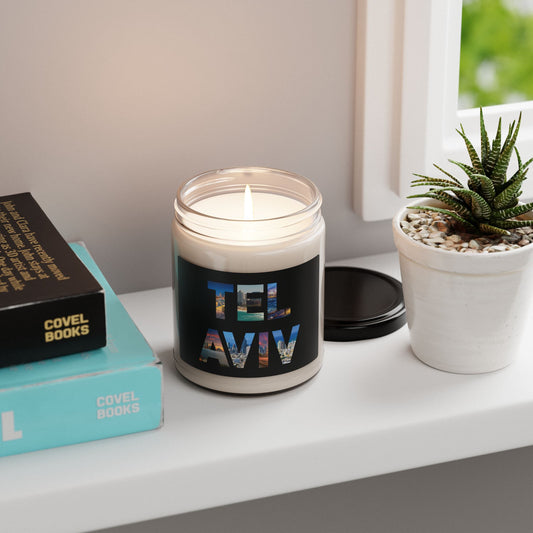 Tel Aviv, a City in Photos Scented Soy Candle, 9oz