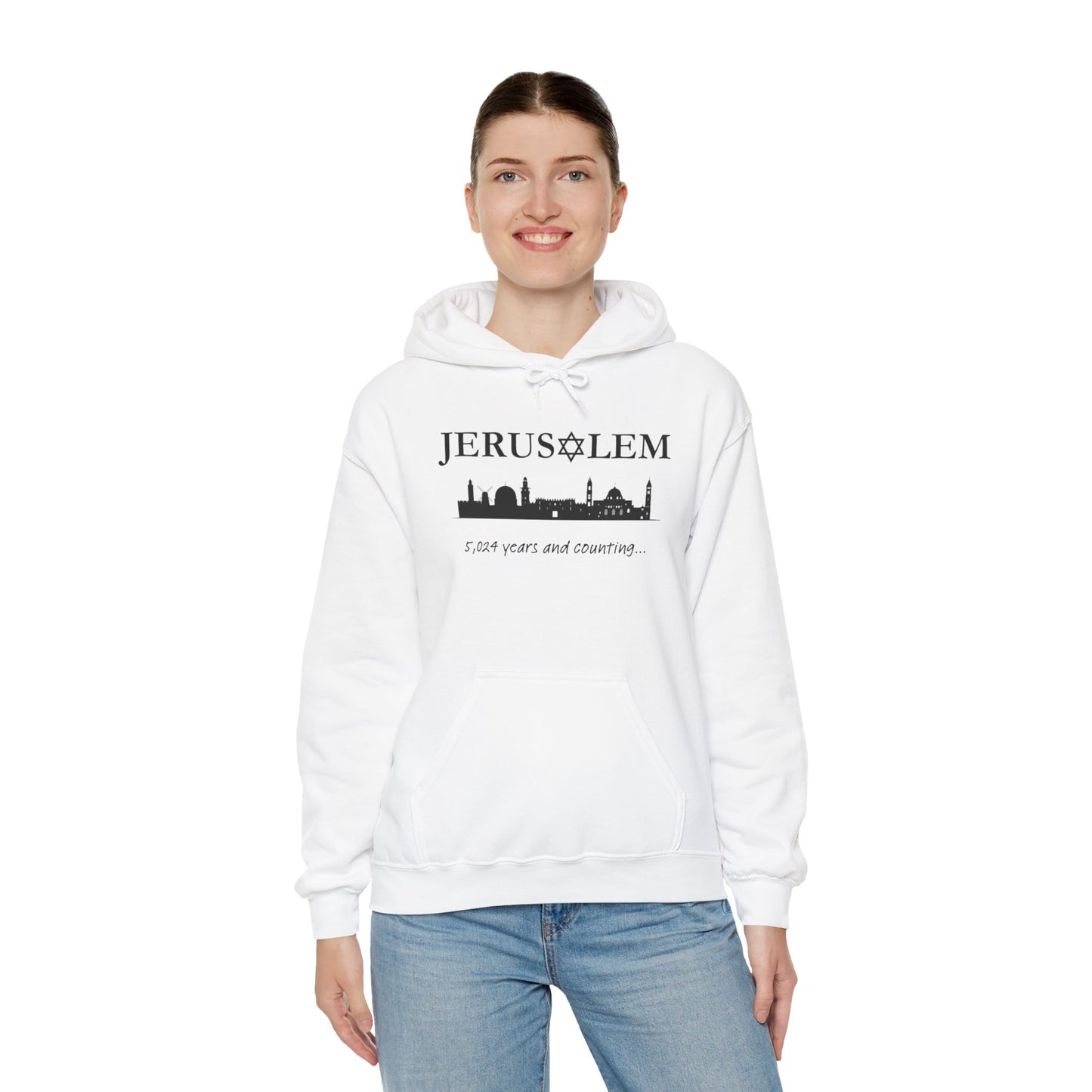 Jerusalem - 5,024 Years and Counting Hooded Sweatshirt