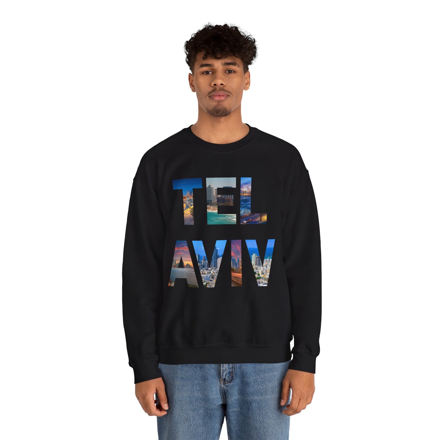 Tel Aviv - A Thousand Words a Letter Sweatshirt