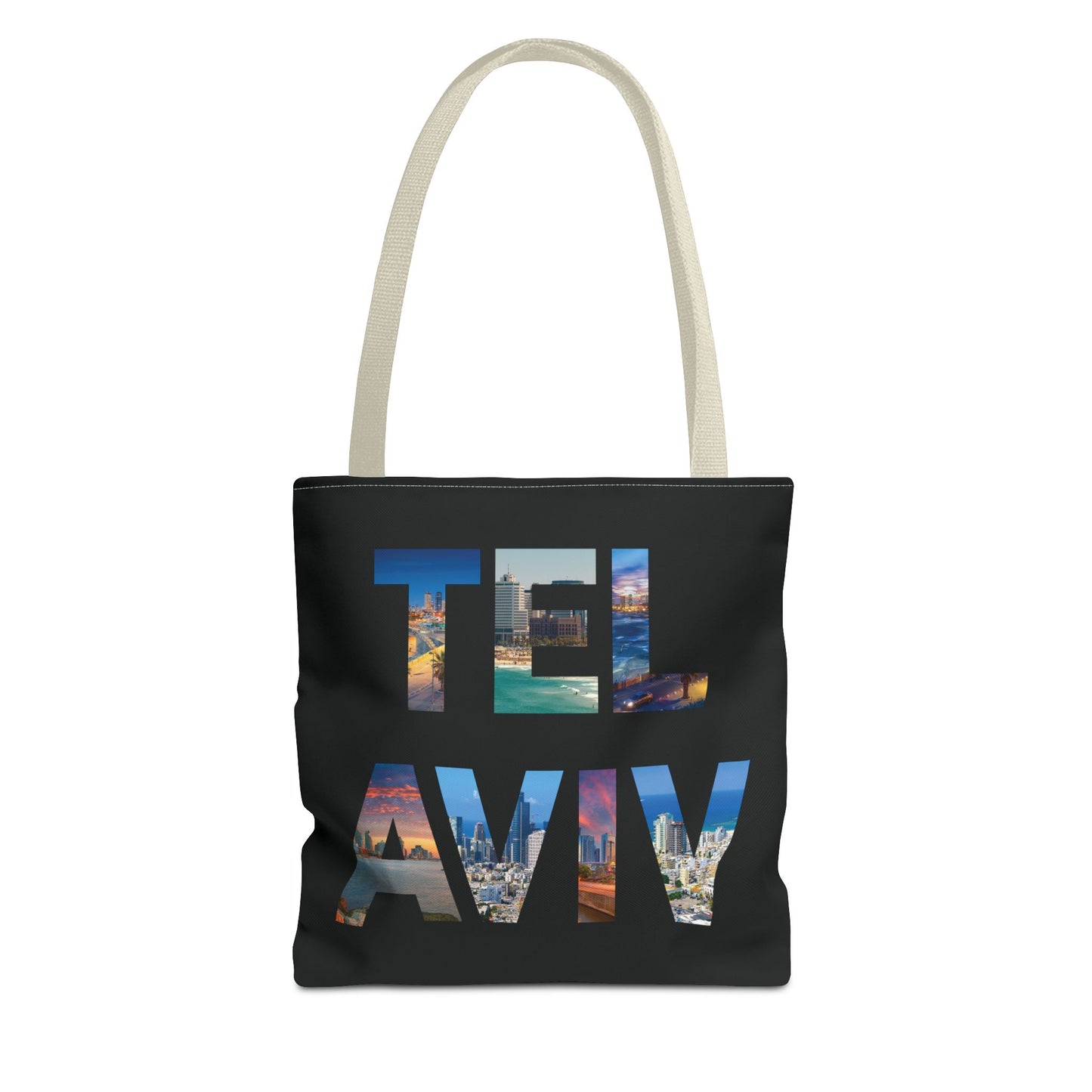 Tel Aviv - A Thousand Words a Letter Tote Bag