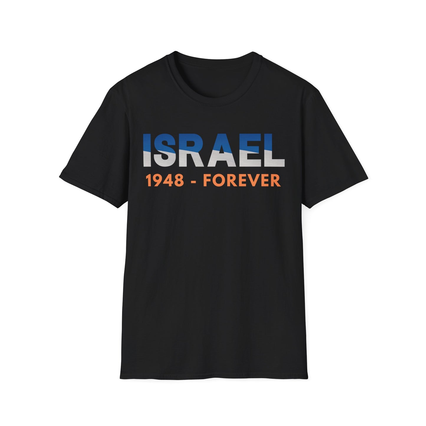 Israel, 1948 - Forever Unisex Short Sleeve Tee - Printed in Australia