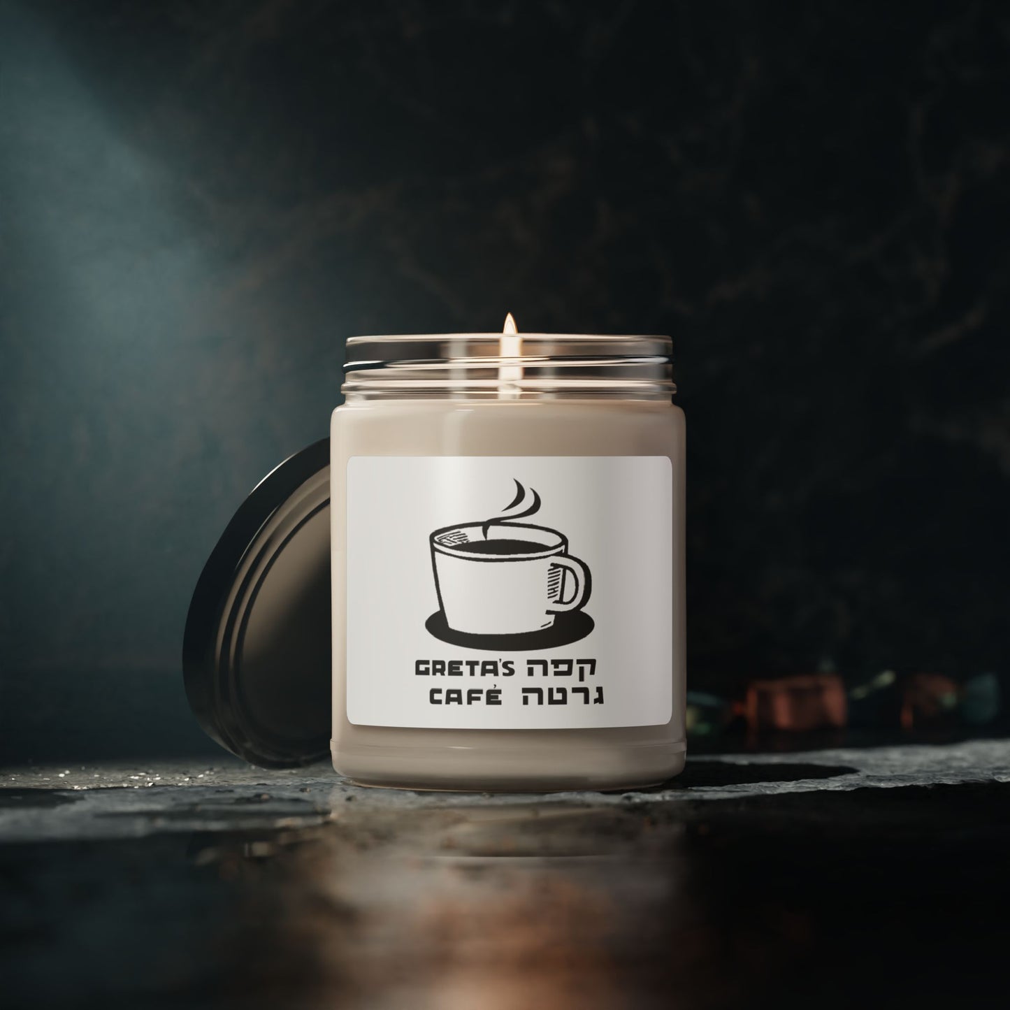 Greta's Cafe Scented Soy Candle, 9oz