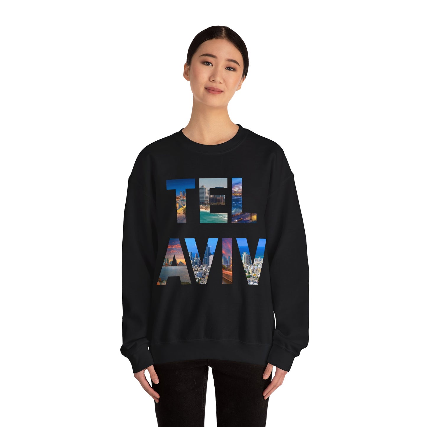 Tel Aviv - A Thousand Words a Letter Sweatshirt