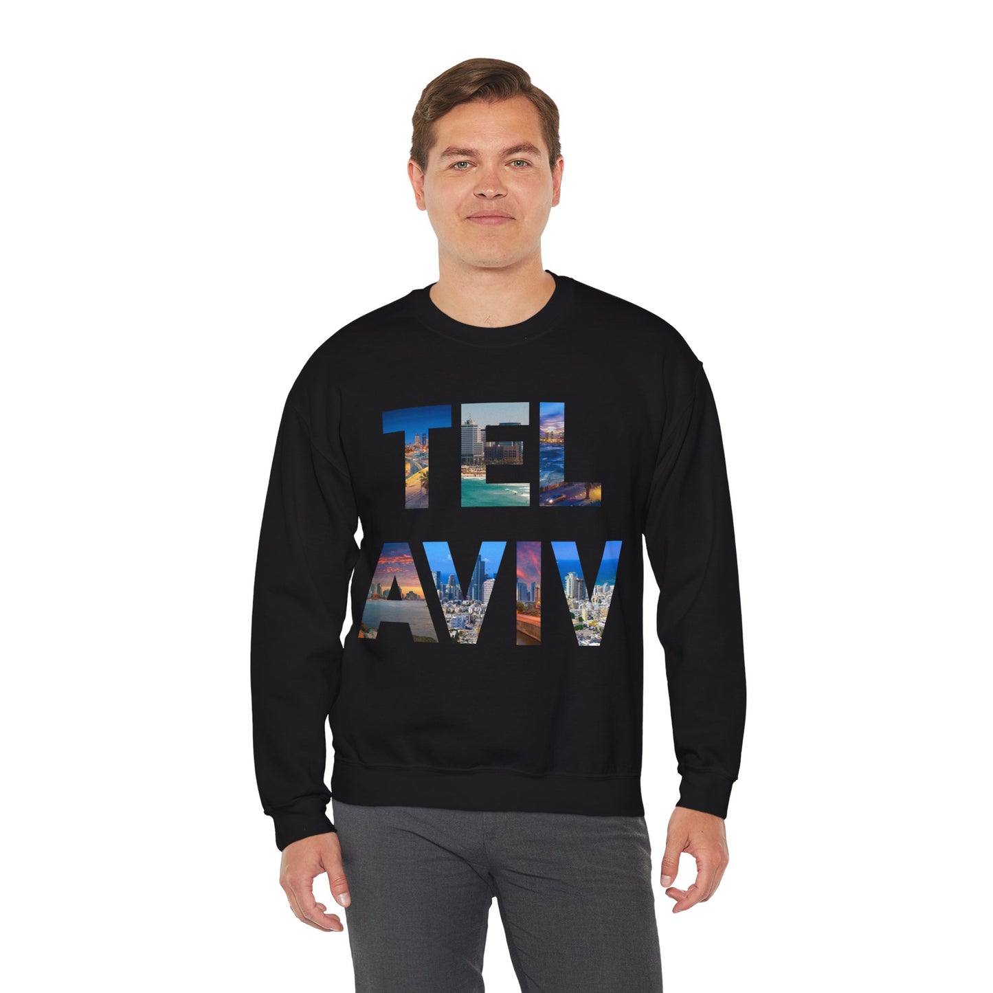 Tel Aviv - A Thousand Words a Letter Sweatshirt