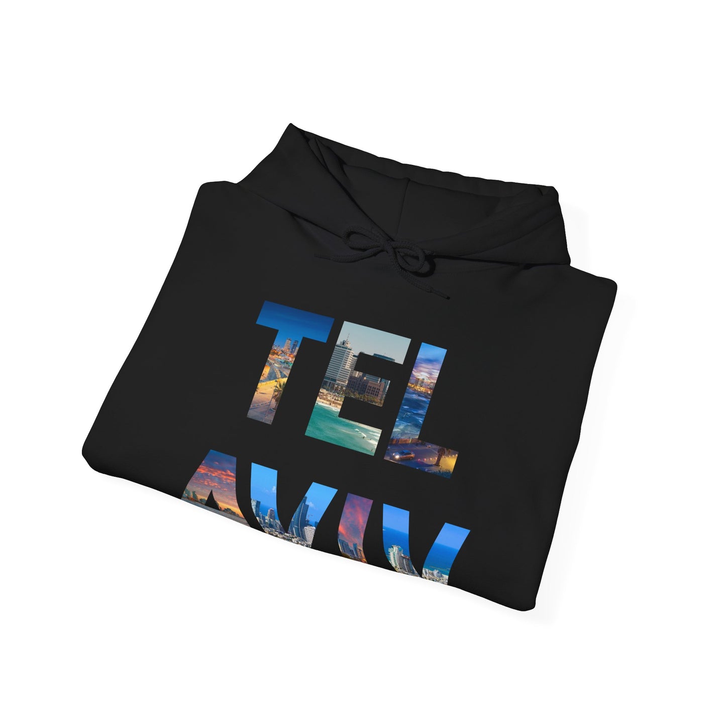 Tel Aviv - A Thousand Words a Letter Hooded Sweatshirt