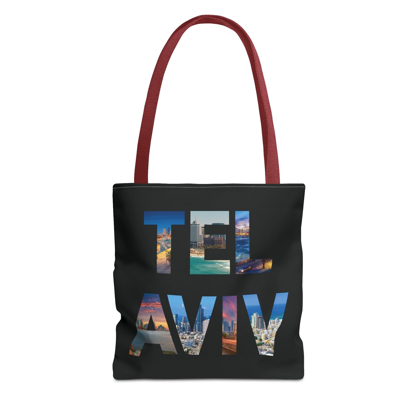 Tel Aviv - A Thousand Words a Letter Tote Bag