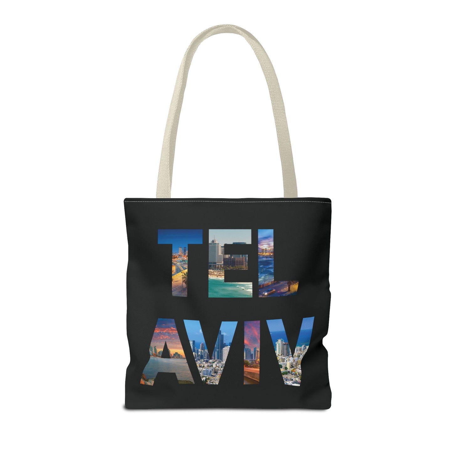 Tel Aviv - A Thousand Words a Letter Tote Bag