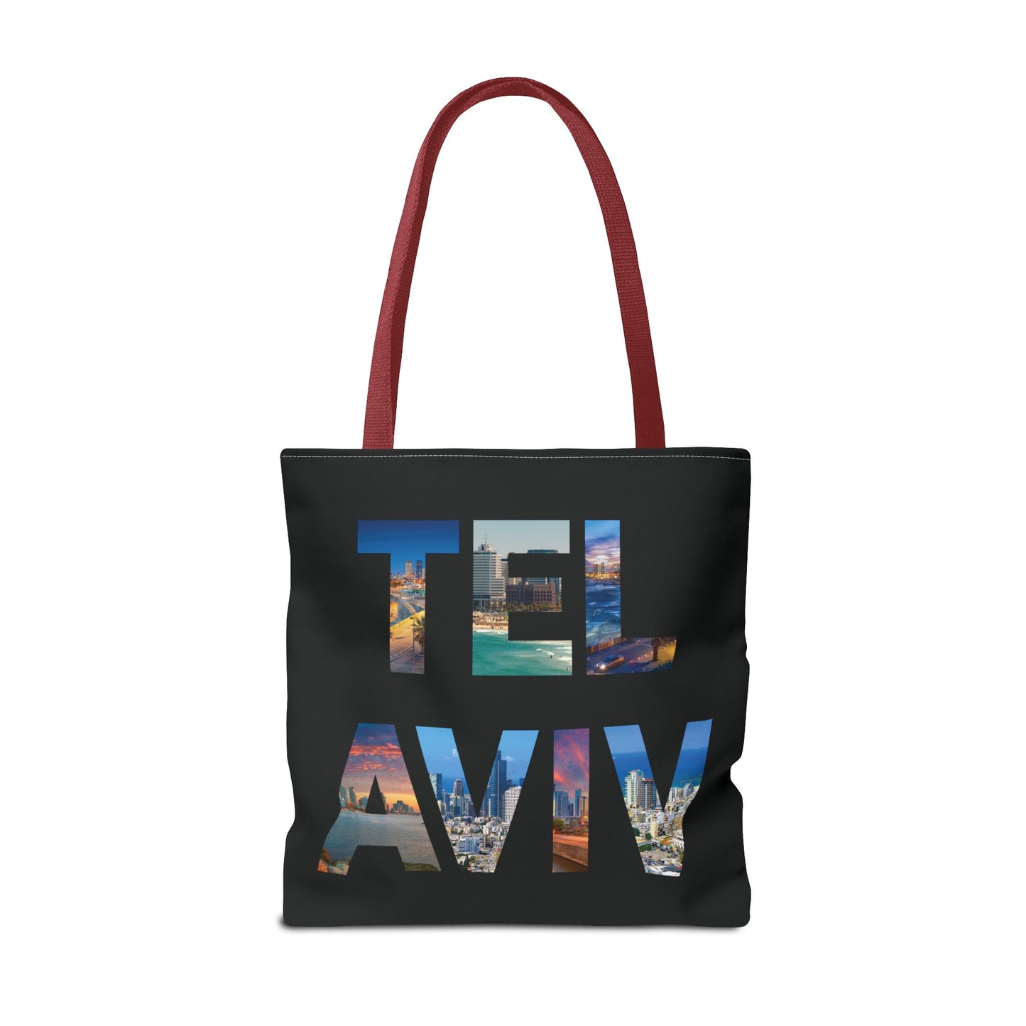 Tel Aviv - A Thousand Words a Letter Tote Bag