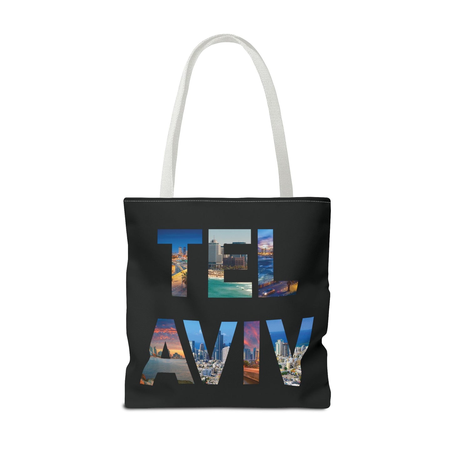 Tel Aviv - A Thousand Words a Letter Tote Bag