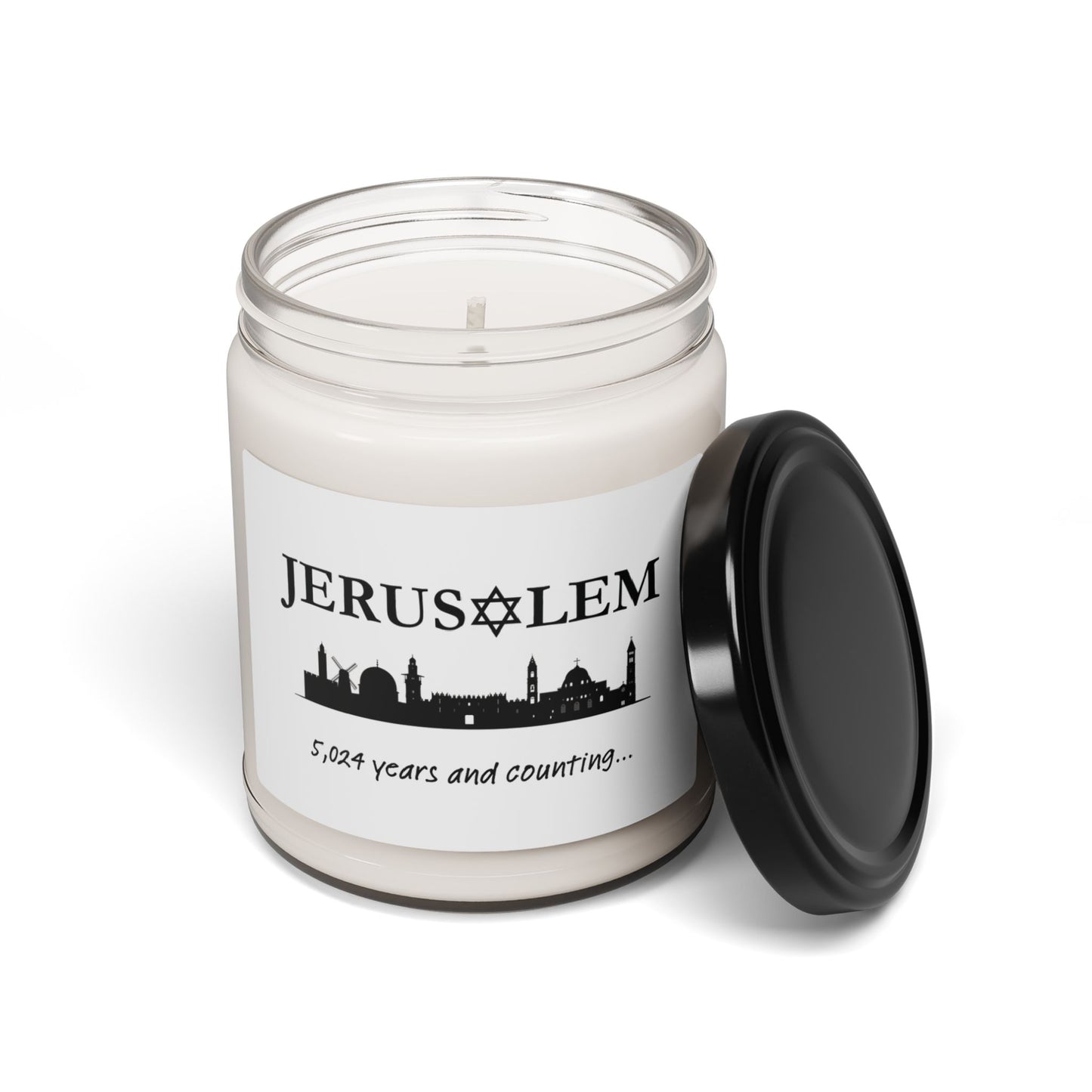 Jerusalem Years and Counting Scented Soy Candle, 9oz