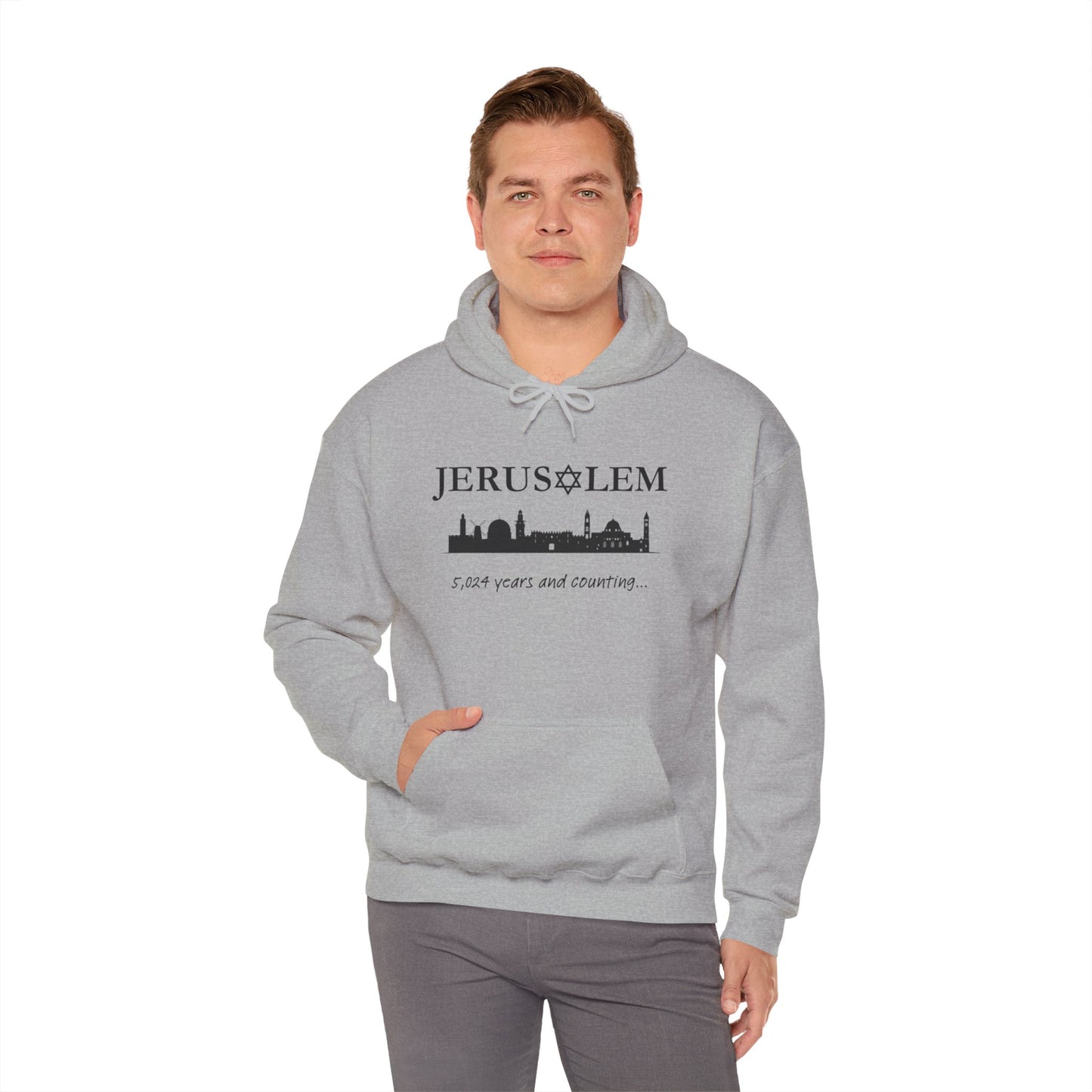 Jerusalem - 5,024 Years and Counting Hooded Sweatshirt