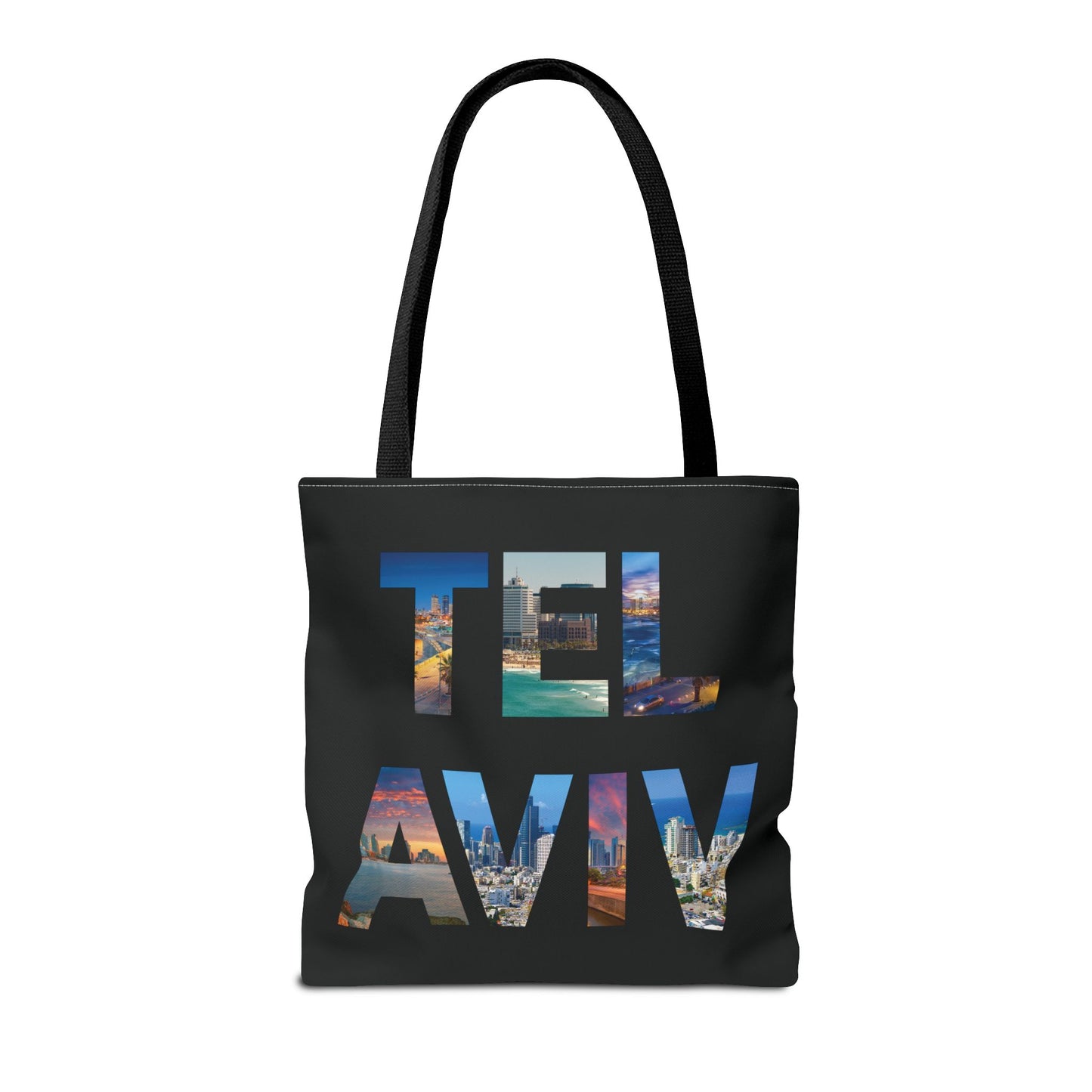 Tel Aviv - A Thousand Words a Letter Tote Bag