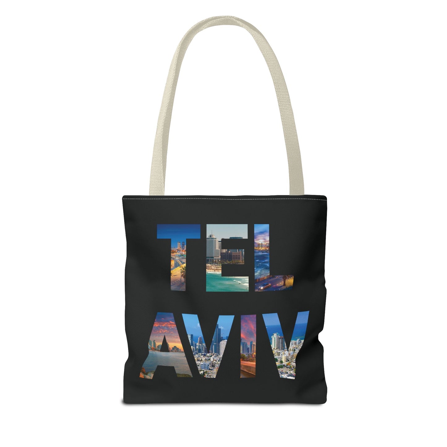 Tel Aviv - A Thousand Words a Letter Tote Bag