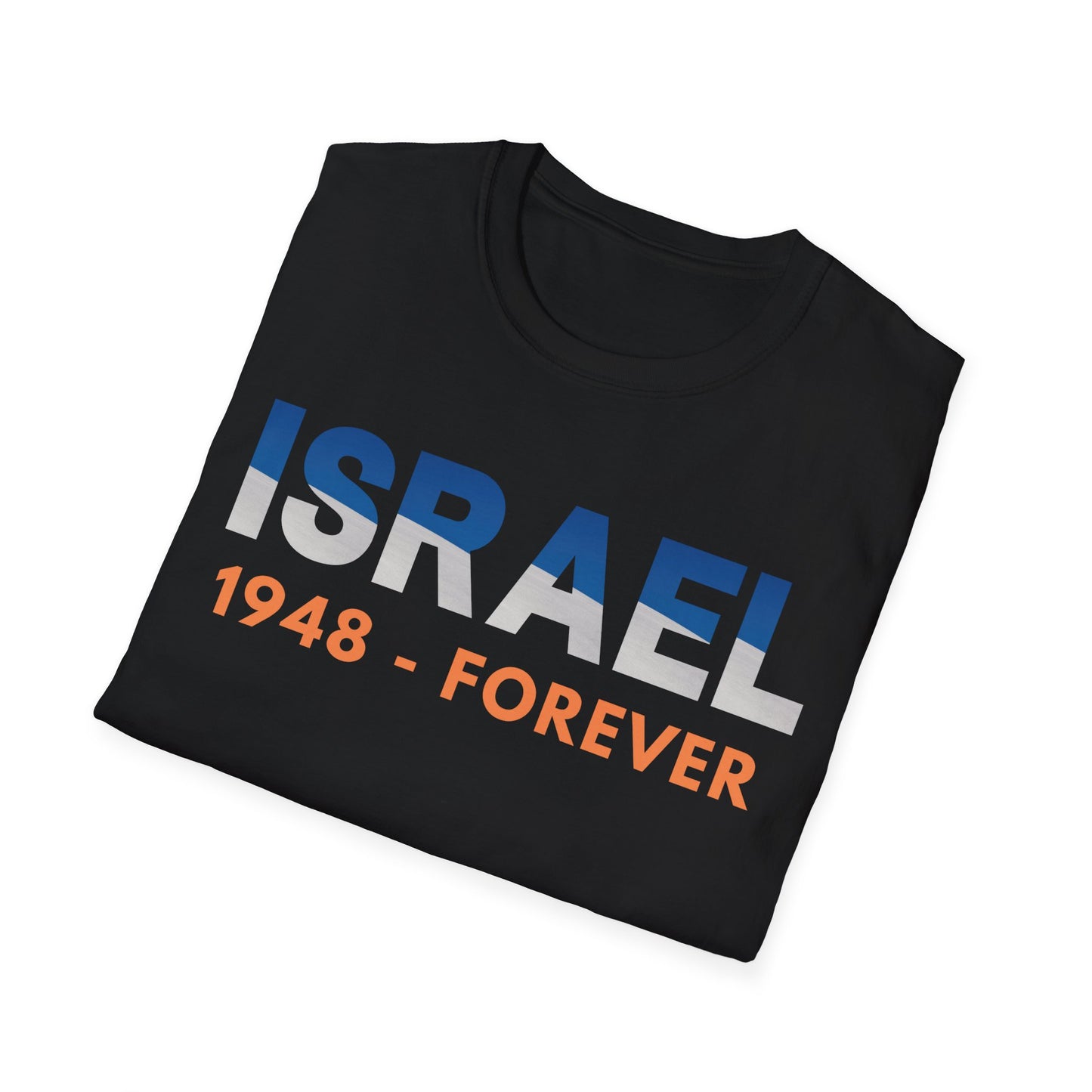 Israel, 1948 - Forever Unisex Short Sleeve Tee - Printed in Australia