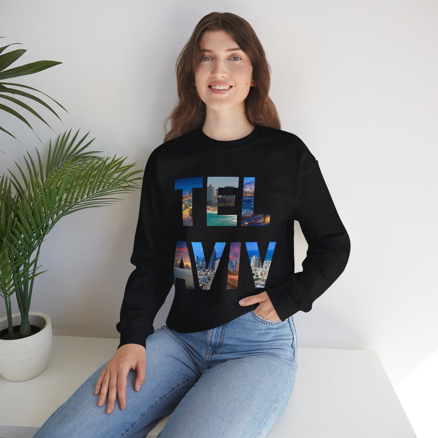 Tel Aviv - A Thousand Words a Letter Sweatshirt