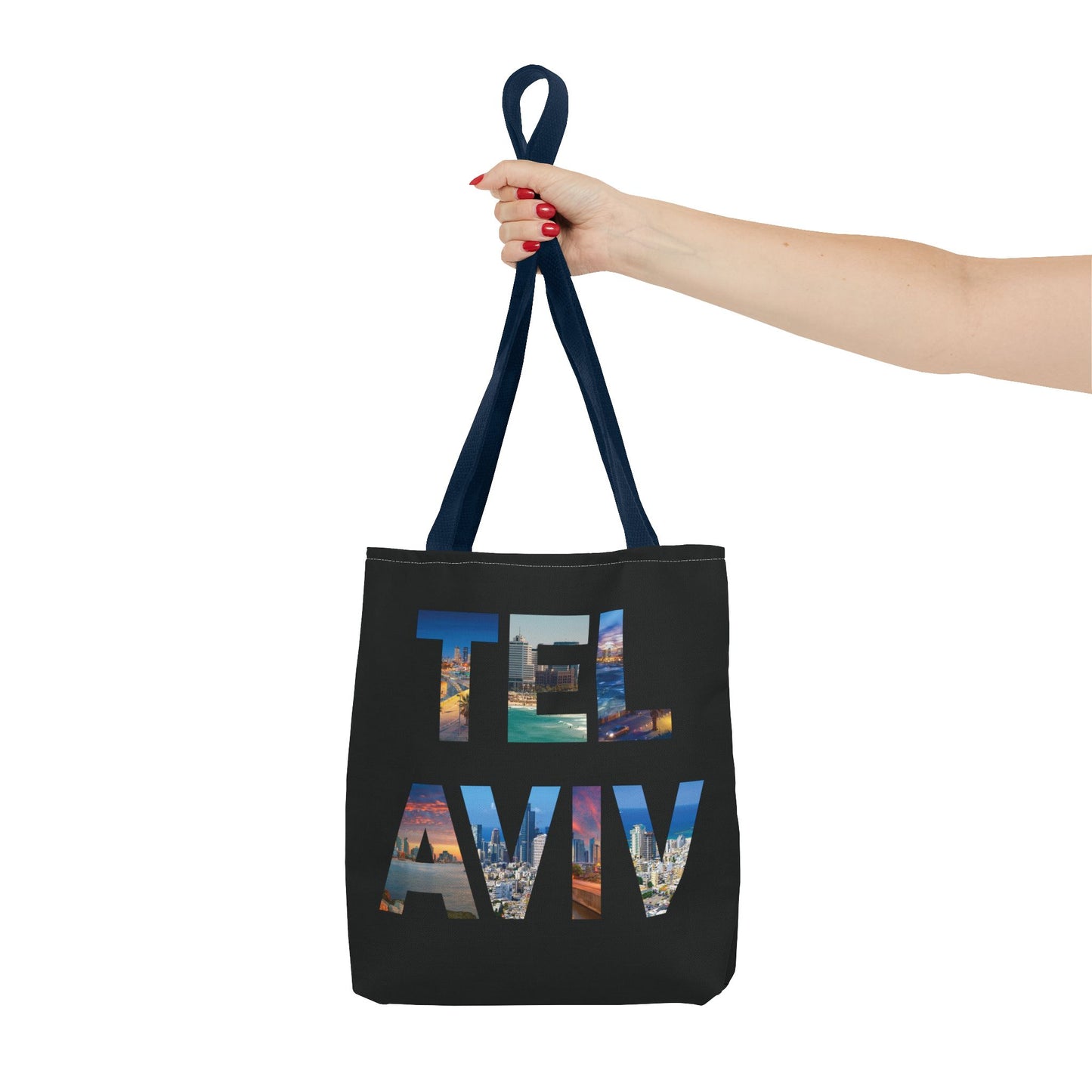 Tel Aviv - A Thousand Words a Letter Tote Bag