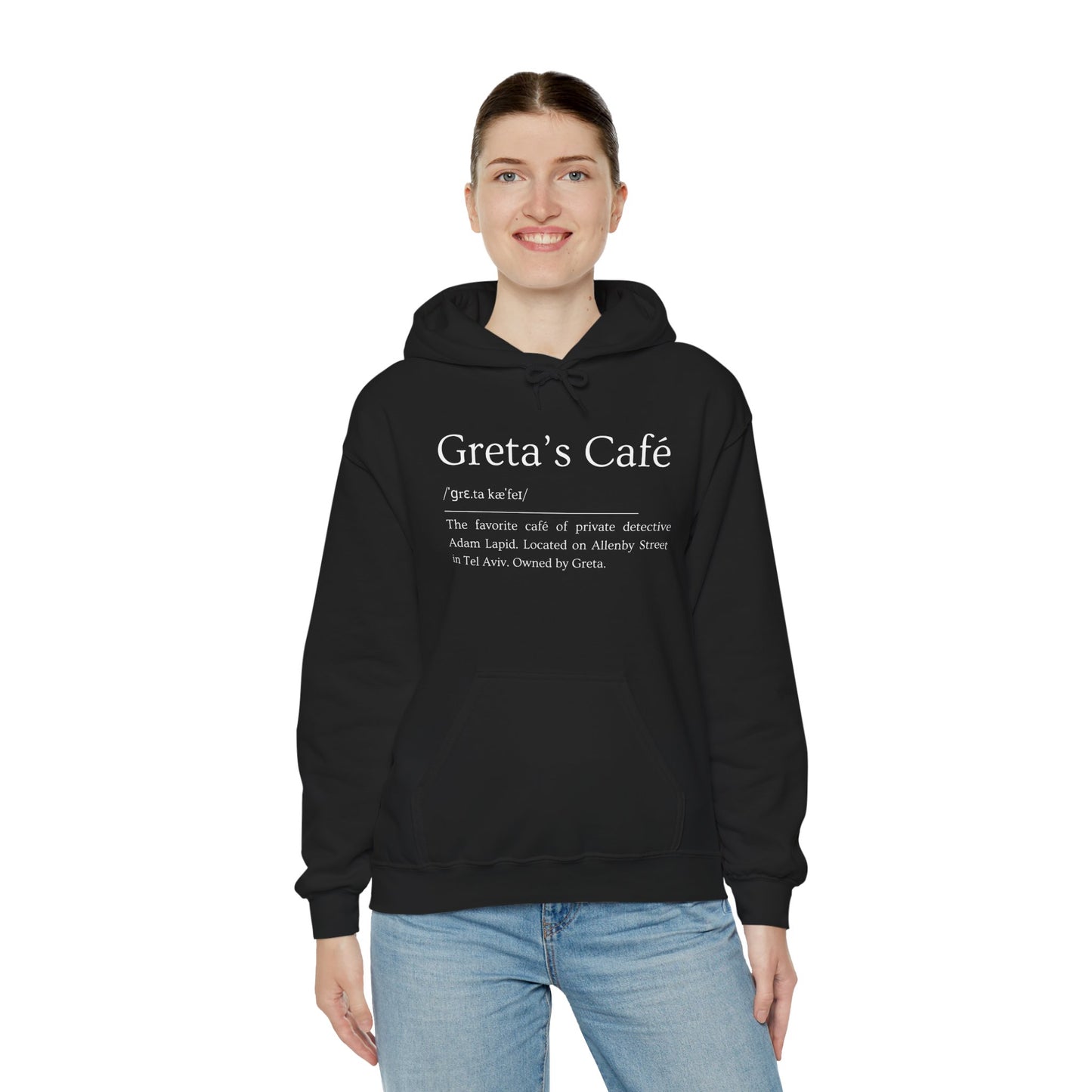 Greta's Café Definition Hooded Sweatshirt
