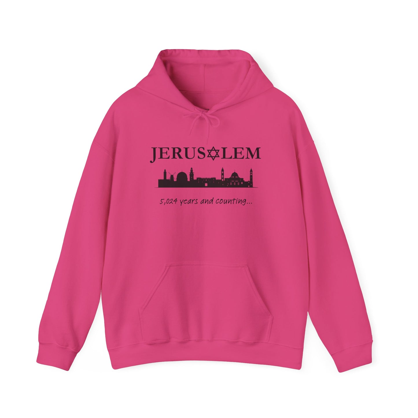 Jerusalem - 5,024 Years and Counting Hooded Sweatshirt