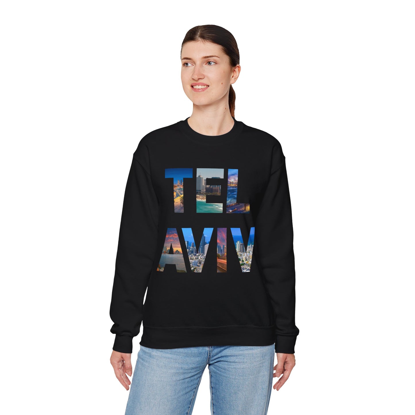 Tel Aviv - A Thousand Words a Letter Sweatshirt