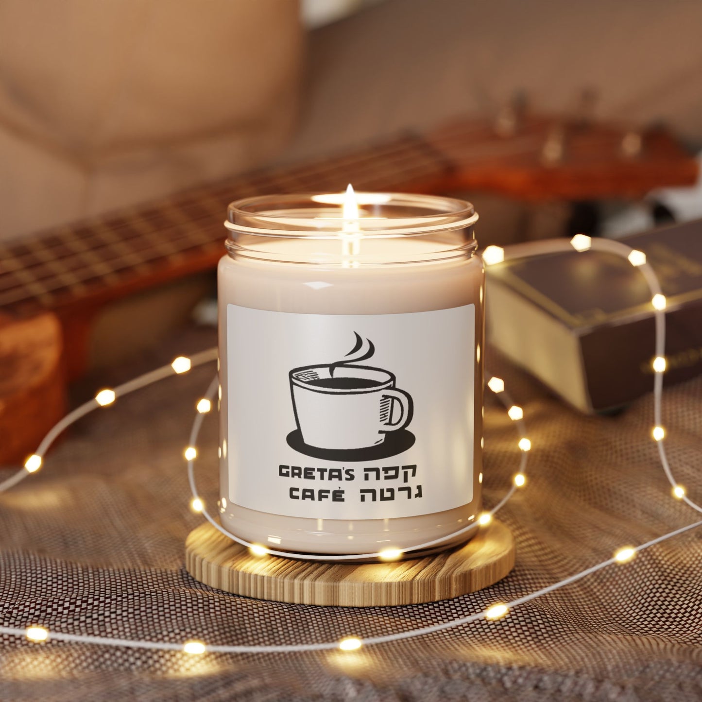 Greta's Cafe Scented Soy Candle, 9oz