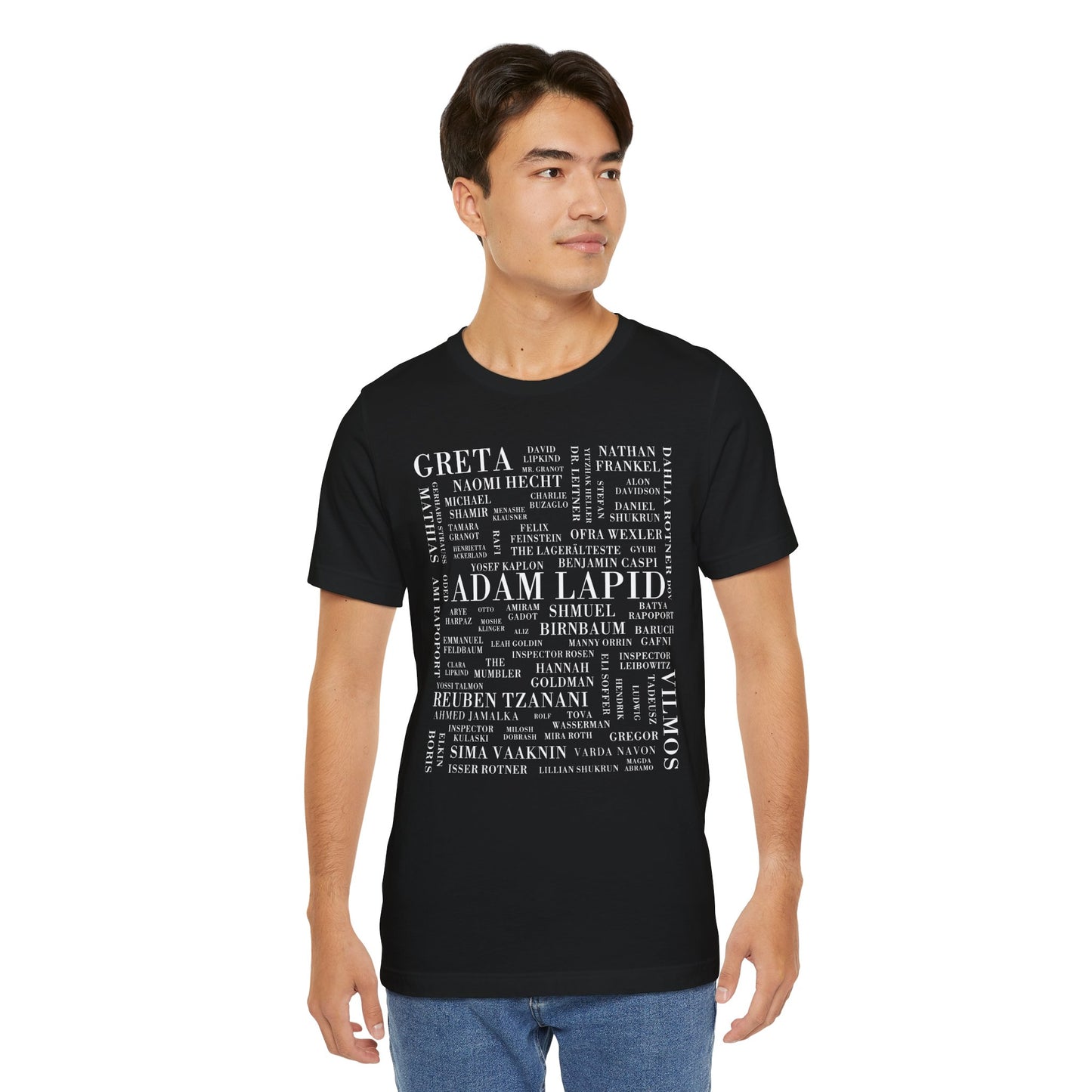 Adam Lapid Series Characters Unisex t-shirt