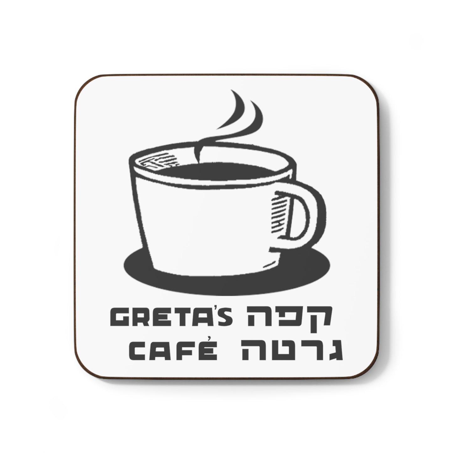 Greta's Cafe coaster