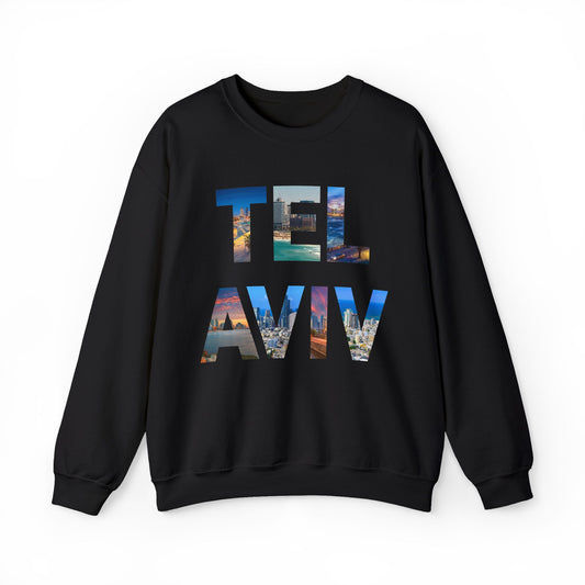 Tel Aviv - A Thousand Words a Letter Sweatshirt