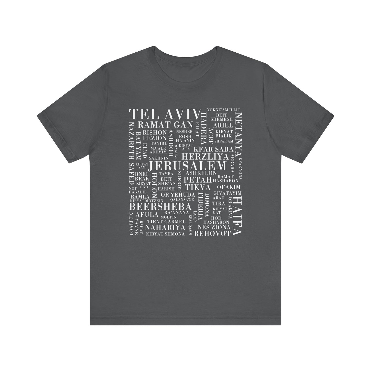 Cities of Israel t-shirt